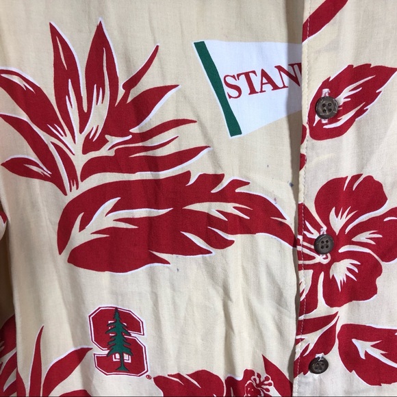 Reyn Spooner Stanford university Cardinals Shirt - Picture 5 of 6